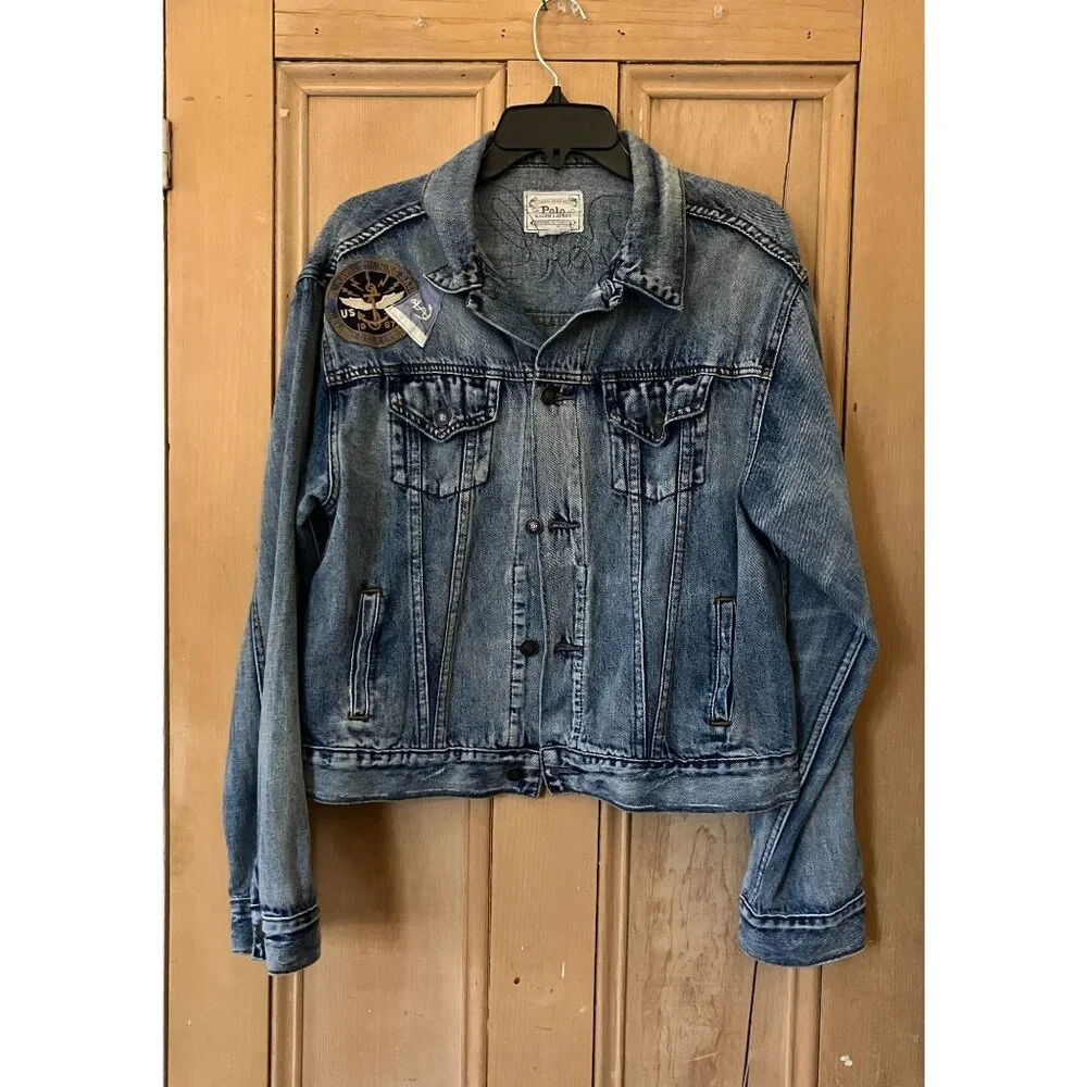 Polo by Ralph Lauren Women's Embroidered Denim Jacket - Picture 5 of 12